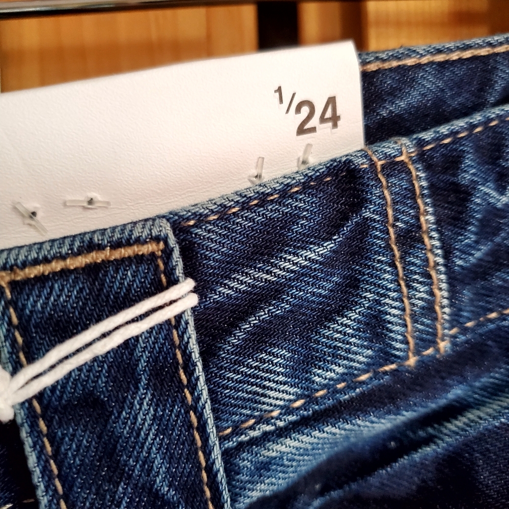 Kancan NWT Ultra High Rise 90s Wide Leg Flare Jeans Size 24 - Picture 3 of 14